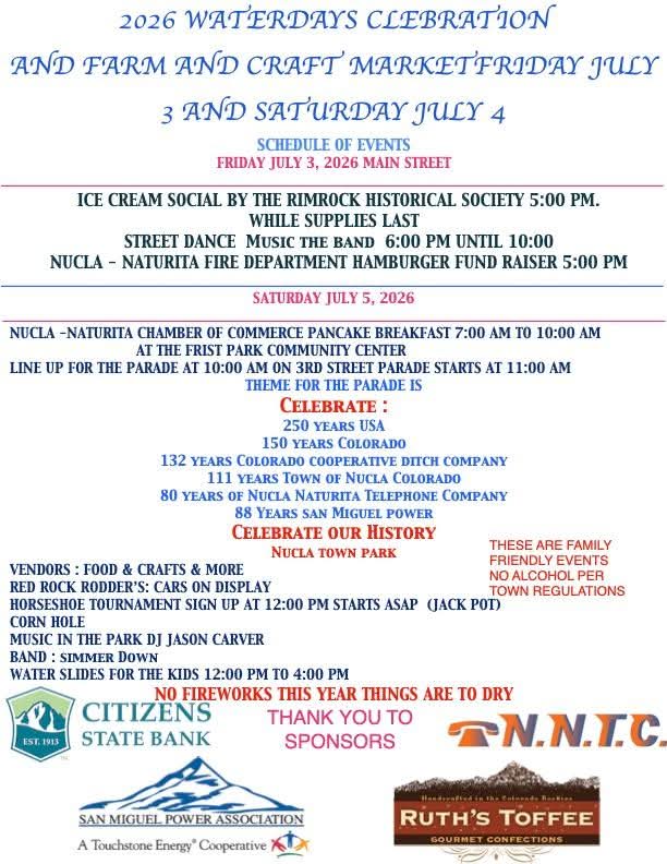 Before - basic text event schedule